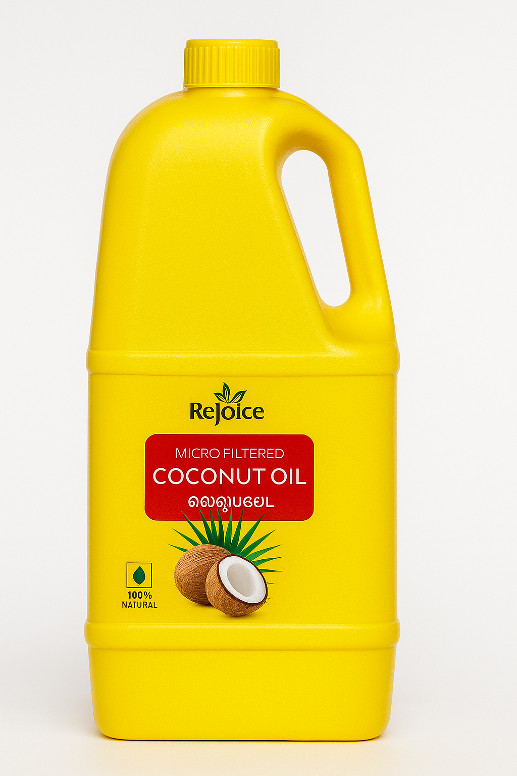 Rejoice Micro Filtered Coconut Oil – 100% Pure & Natural | Ideal for Cooking, Hair & Skin
