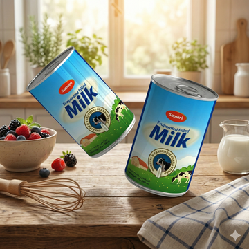 SAMARO Evaporated Filled Milk - Quality & Freshness Guaranteed