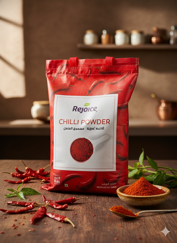 Rejoice Chilli Powder - 5KG | Pure & Authentic Indian Red Chilli | Bold Flavor & Aroma